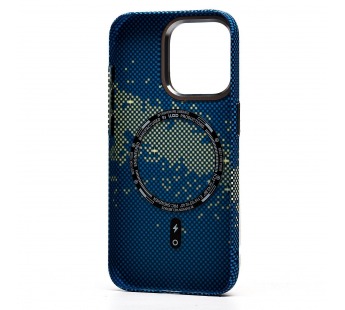 Чехол-накладка Luxo Creative PC  для "Apple iPhone 15 Pro" (135) (blue/green) (235833)#2070318