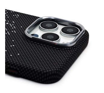 Чехол-накладка Luxo Creative PC  для "Apple iPhone 15 Pro" (136) (black/gray) (235834)#2074496