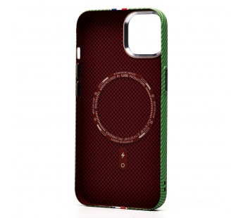 Чехол-накладка Luxo Creative PC  для "Apple iPhone 13/iPhone 14" (131) (green/multicolor) (235883)#2070273