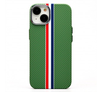 Чехол-накладка Luxo Creative PC  для "Apple iPhone 13/iPhone 14" (131) (green/multicolor) (235883)#2070274