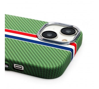 Чехол-накладка Luxo Creative PC  для "Apple iPhone 13/iPhone 14" (131) (green/multicolor) (235883)#2074465