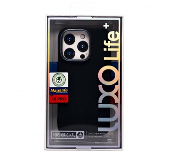 Чехол-накладка Luxo Creative PC  для "Apple iPhone 15 Pro" (123) (black) (235849)#2062975