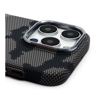 Чехол-накладка Luxo Creative PC  для "Apple iPhone 15 Pro" (126) (black/gray) (235852)#2074450