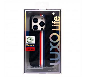 Чехол-накладка Luxo Creative PC  для "Apple iPhone 15 Pro" (129) (black/multicolor) (235855)#2062979