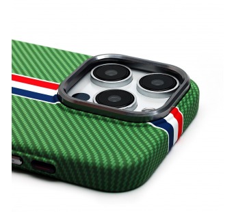 Чехол-накладка Luxo Creative PC  для "Apple iPhone 15 Pro" (131) (green/multicolor) (235857)#2074457