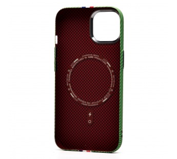 Чехол-накладка Luxo Creative PC  для "Apple iPhone 15" (131) (green/multicolor) (235846)#2070246