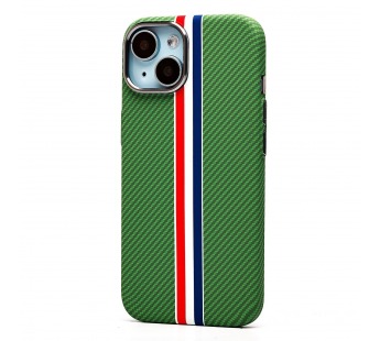 Чехол-накладка Luxo Creative PC  для "Apple iPhone 15" (131) (green/multicolor) (235846)#2074297
