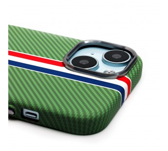 Чехол-накладка Luxo Creative PC  для "Apple iPhone 15" (131) (green/multicolor) (235846)#2074298