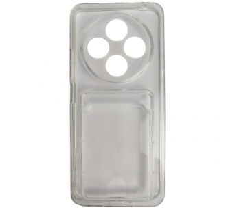 Чехол силиконовый Redmi 14C/POCO C75 с визитницей прозрачный#2134065