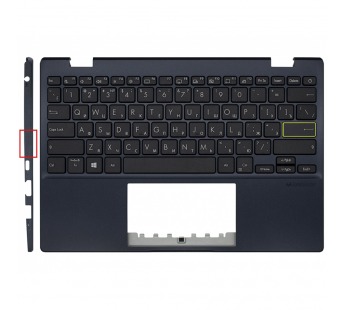 Топ-панель Asus Laptop E210MA темно-синяя (для моделей без SD-порта)#2062455
