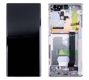 Дисплей для Samsung Galaxy Note 20 Ultra (N985F/N986F) модуль с рамкой Белый - OR (SP)#2126242