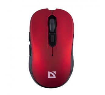 Мышь беспроводная DEFENDER Gassa MM-105 красный,6D,800-1600dpi,бесшумн#2062615