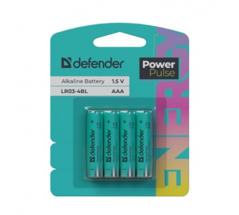 Элемент питания DEFENDER PowerPulse LR03 BL4#2062647