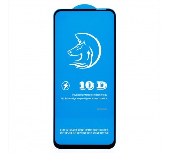 Защитное стекло Full Screen Activ Clean Line 3D для "Infinix Hot 50i" (black) (237636)#2066012