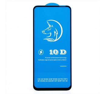 Защитное стекло Full Screen Activ Clean Line 3D для "Infinix Smart 9 4G" (black) (236987)#2066011