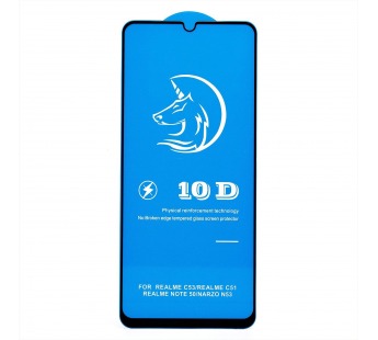 Защитное стекло Full Screen Activ Clean Line 3D для "Realme C63 4G" (black) (236945)#2066009