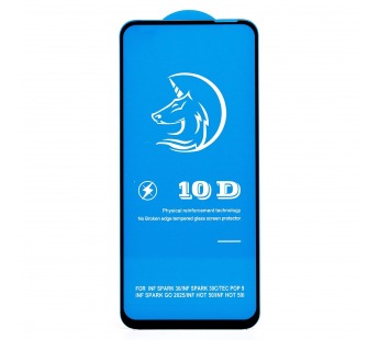 Защитное стекло Full Screen Activ Clean Line 3D для "Tecno Spark 30 4G" (black) (237657)#2078748