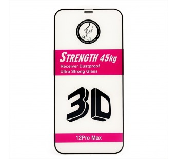 Защитное стекло Full Screen Cellis Flex Pro для "Apple iPhone 12 Pro Max" (black) (236363)#2078434