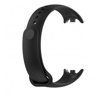 Ремешок - WB13 силикон на кнопке Xiaomi Mi Band 8 (black) (236226)#2065985
