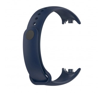 Ремешок - WB13 силикон на кнопке Xiaomi Mi Band 8 (dark blue) (236227)#2065983