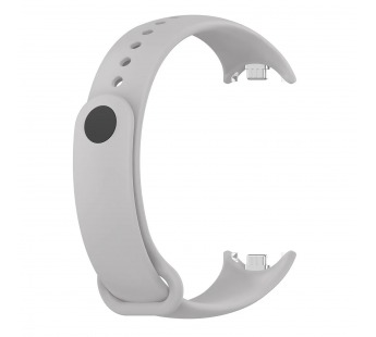 Ремешок - WB13 силикон на кнопке Xiaomi Mi Band 8 (gray) (236229)#2065979