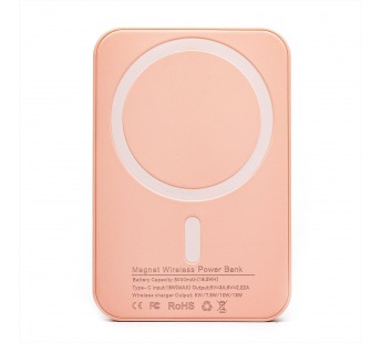 Внешний аккумулятор - SafeMag 5000mAh Lightning/SafeMag (peach)(238619)#2095320