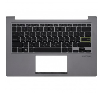 Топ-панель для ноутбука Asus X321EA серая с подсветкой#2063796