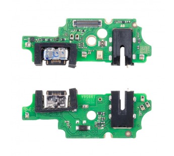 Шлейф для Tecno Pova 6 Neo (LI6) плата на системный разъем/разъем гарнитуры/микрофон - Премиум#2074075