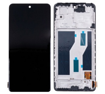 Дисплей для Xiaomi Redmi Note 10 Pro 4G (M2101K6G) модуль с рамкой Черный - (OLED)#2081057