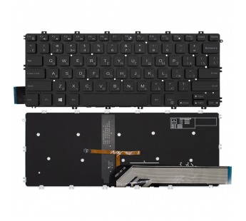Клавиатура для  Dell Inspiron 5480 черная с подсветкой#2064043