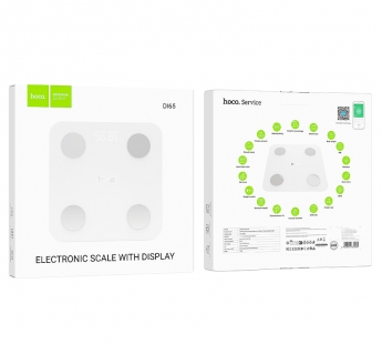 Напольные весы Hoco DI65 (0.2-180KG), белый#2064148