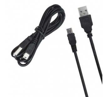 Кабель USB - Mini USB D10 - черный 1м#2064254