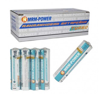 Батарейка MRM-POWER  ALKALINE  LR03 AAA 4pcs\shrink 60pcs#2064252