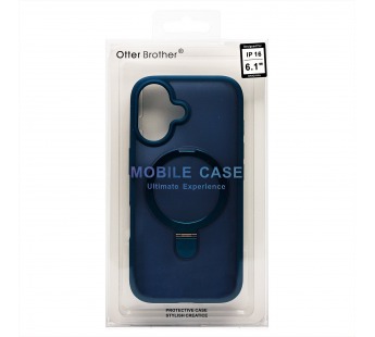 Чехол-накладка - SM088 SafeMag  для "Apple iPhone 16" (dark blue) (236513)#2109835