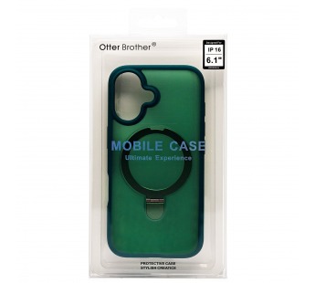 Чехол-накладка - SM088 SafeMag  для "Apple iPhone 16" (dark green) (236512)#2109836