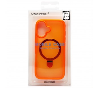 Чехол-накладка - SM088 SafeMag  для "Apple iPhone 16" (orange) (236509)#2109841