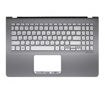 Топ-панель для ноутбука Asus Vivоbook S15 S530FА серая с подсветкой#2064549