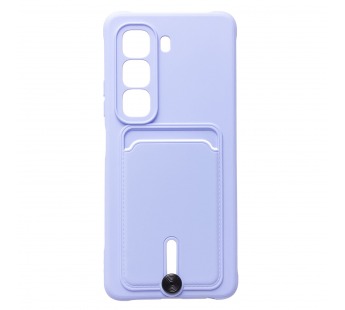 Чехол-накладка - SC304 с картхолдером для "Infinix Hot 50 4G" (light violet) (237576)#2067425