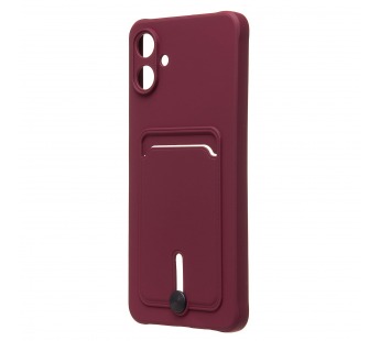 Чехол-накладка - SC304 с картхолдером для "Samsung Galaxy A06" (bordo) (235676)#2139869