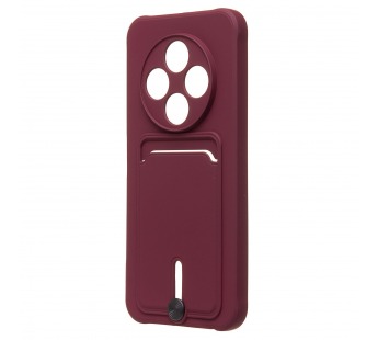 Чехол-накладка - SC304 с картхолдером для "Tecno Spark 30 4G" (bordo) (237638)#2139867
