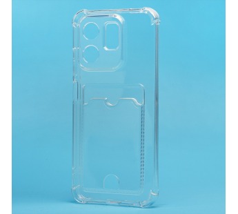 Чехол-накладка - SC276 с картхолдером для "Infinix Hot 50i" (transparent) (237622)#2093465