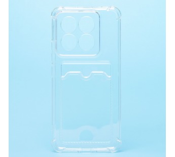 Чехол-накладка - SC278 с картхолдером для "Xiaomi 14T" (transparent) (237292)#2065656