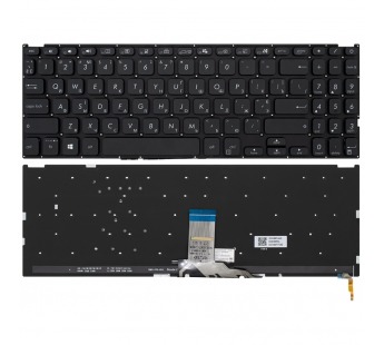 Клавиатура для Asus D509DA черная с подсветкой#2065555