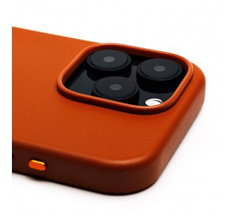 Чехол-накладка ORG SM002 экокожа SafeMag для "Apple iPhone 16 Pro" (orange) (238431)#2068025