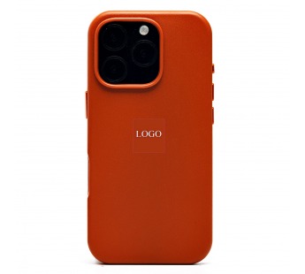 Чехол-накладка ORG SM002 экокожа SafeMag для "Apple iPhone 16 Pro" (orange) (238431)#2068026
