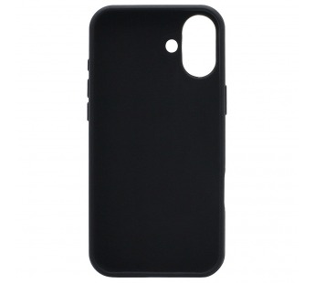 Чехол Silicone Case NEW без лого для Apple iPhone 16 Plus/6.7 (018) черный#2067331