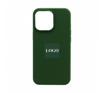 Чехол Silicone Case NEW с лого для Apple iPhone 16 Pro/6.3 (061) зеленый#2065807