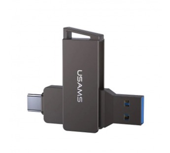 64GB накопитель  USB3.0+Type-C USAMS US-ZB200 серый#2067042