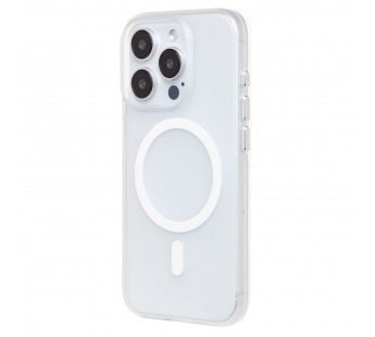 Чехол-накладка - SM038 SafeMag для "Apple iPhone 15 Pro" (white/matte transparent) (238591)#2109893