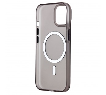 Чехол-накладка - SM038 SafeMag для "Apple iPhone 15" (black/matte transparent) (238587)#2078770